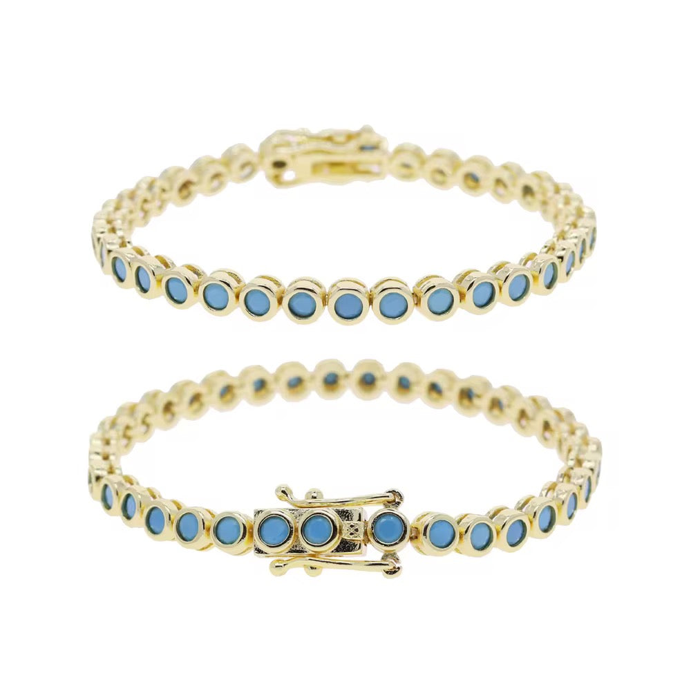 Turquoise Tennis Bracelet