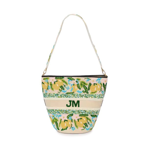 Limoncello Custom Beaded Shoulder Bag