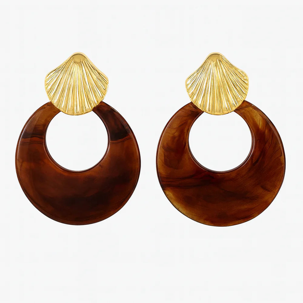 Soleil Shell Hoops